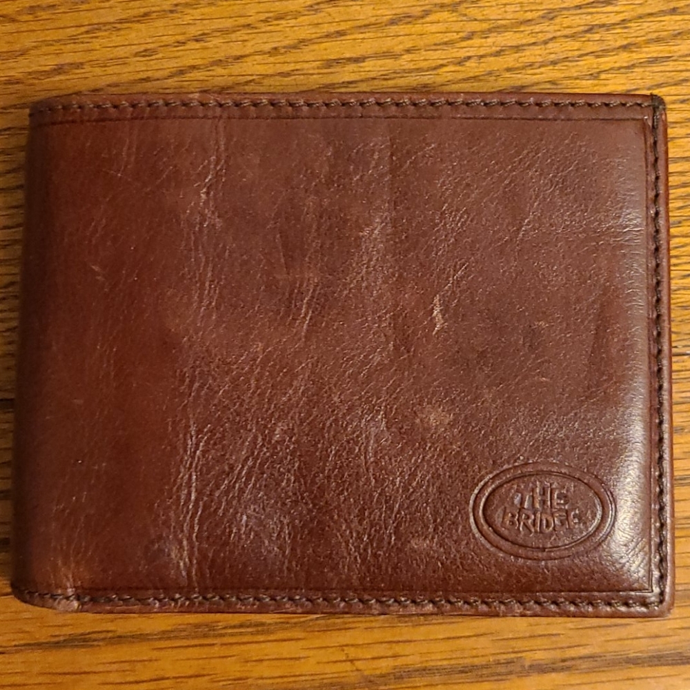 The bridge Brown leather wallet
